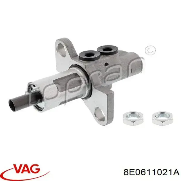 Циліндр головний гальма (Гідротормоз) VAG 8E0611021A ціна, від 62.90 USD