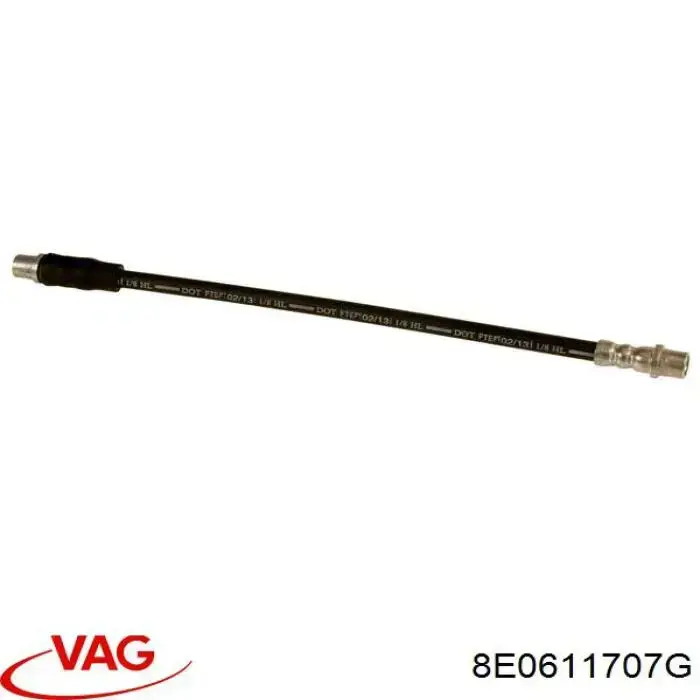 8E0611707G VAG Гнучка гальмівна трубка передня