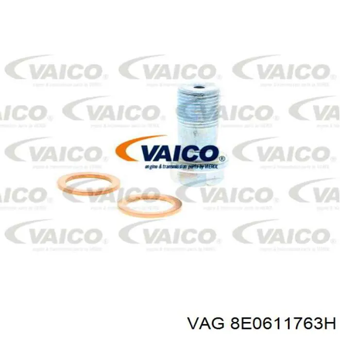 Шланг гальмівний задній, лівий VAG 8E0611763H ціна, від 16.11 USD