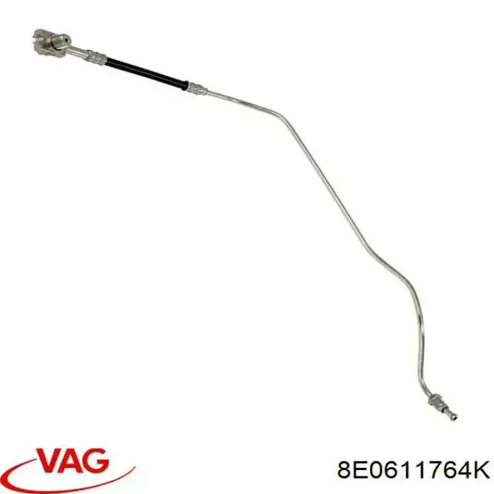 8E0611764K VAG Шланг гальмівний задній, правий