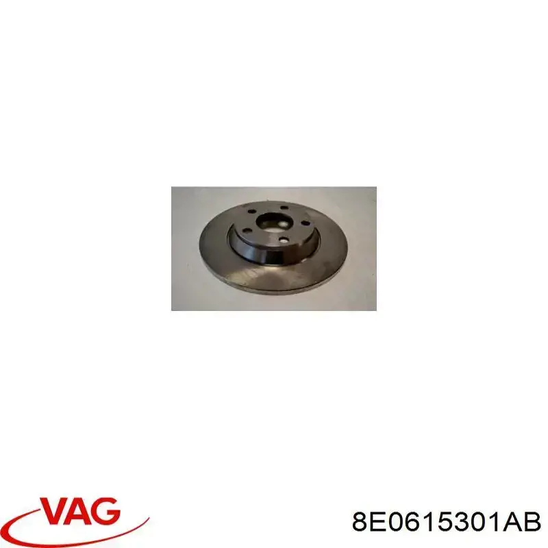 Диск переднього гальма VAG 8E0615301AB ціна, від 457.44 USD