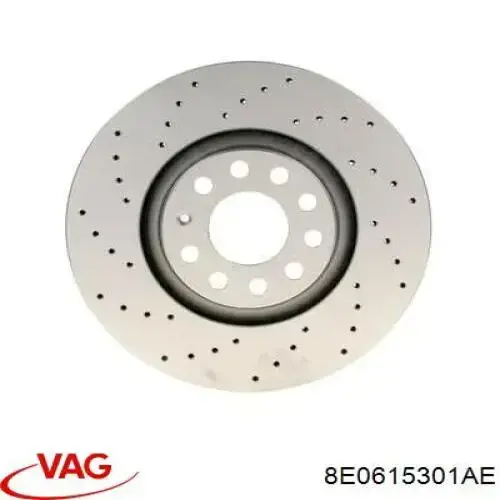 Диск переднього гальма VAG 8E0615301AE ціна, від 63.10 USD
