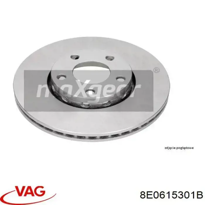 Диск переднього гальма VAG 8E0615301B ціна, від 30.72 USD