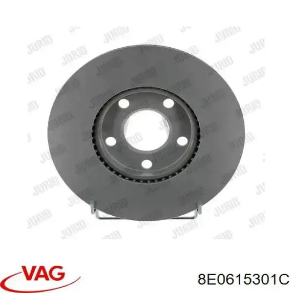 Диск переднього гальма VAG 8E0615301C ціна, від 28.23 USD
