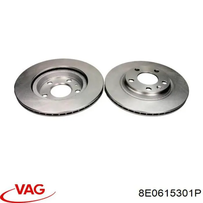 Диск переднього гальма VAG 8E0615301P ціна, від 33.51 USD