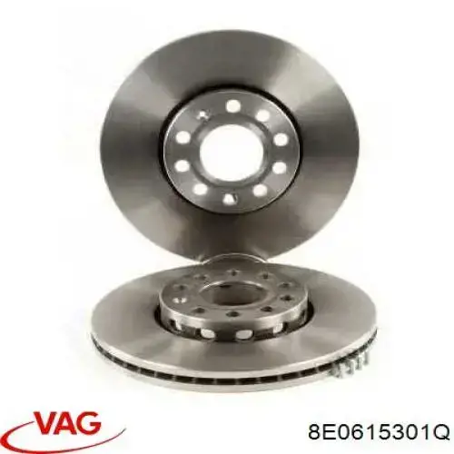 8E0615301Q VAG Гальмо дискове переднє
