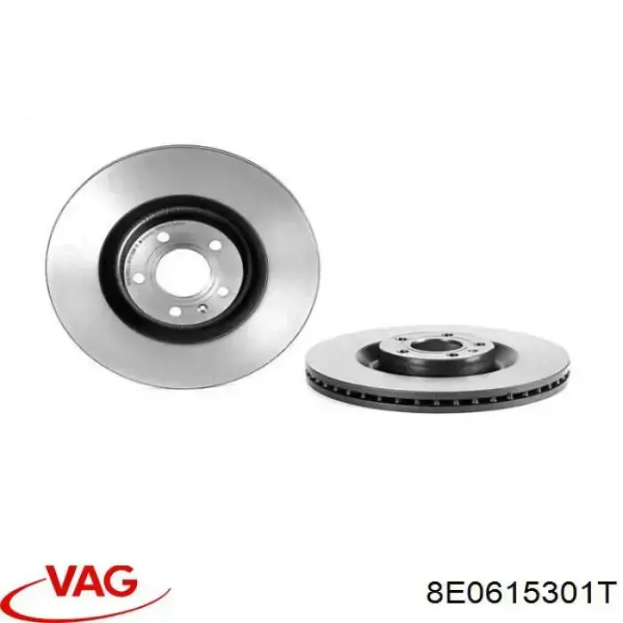 Диск переднього гальма VAG 8E0615301T ціна, від 45.91 USD