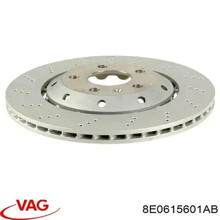 Купити 8E0615601AB VAG Диск заднього гальма