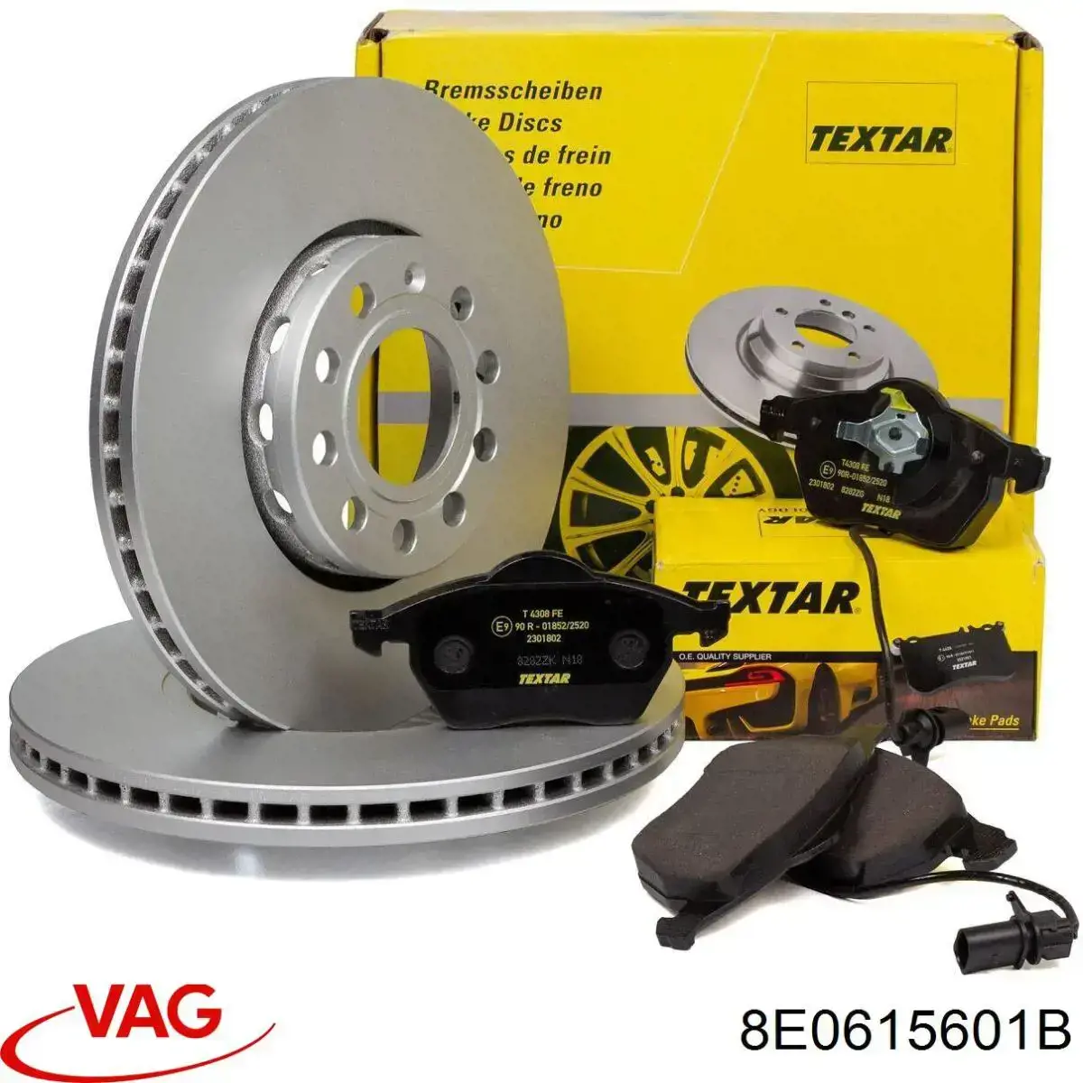 Задні дискові гальма VAG 8E0615601B ціна, від 23.67 USD