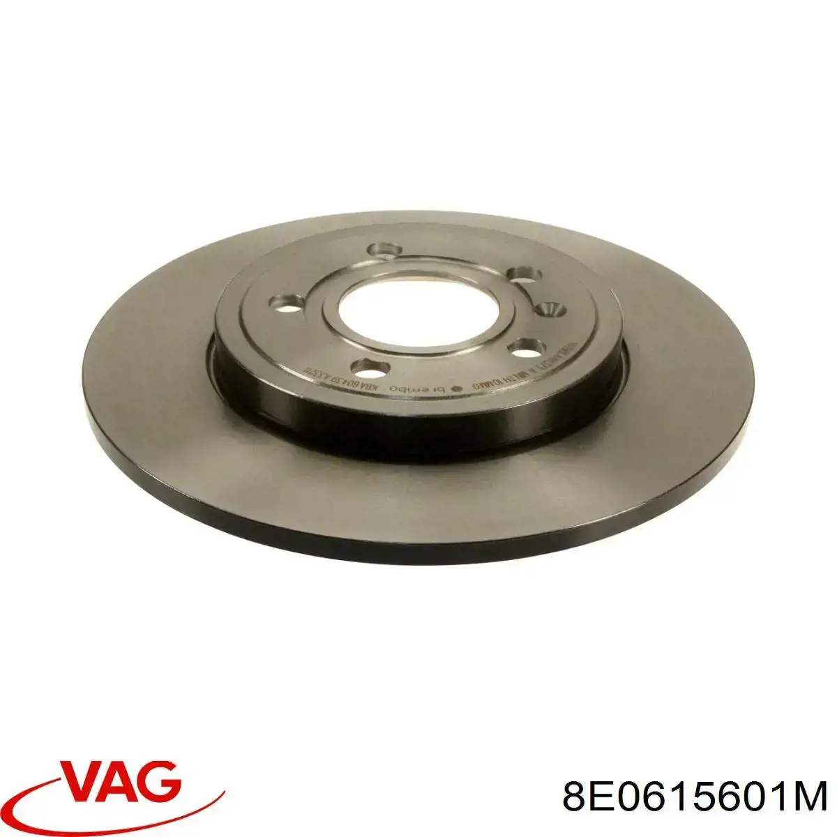 8E0615601M VAG диск гальмівний задній
