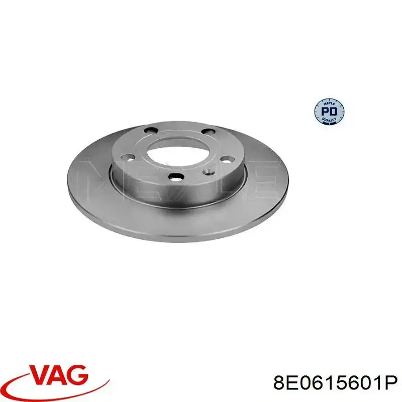 Купити 8E0615601P VAG Диск заднього гальма
