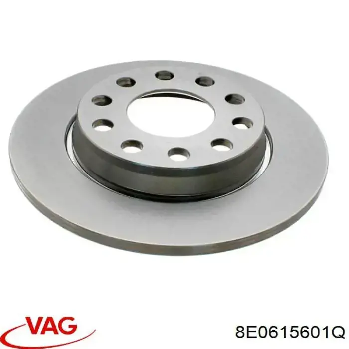 8E0615601Q VAG диск гальмівний задній