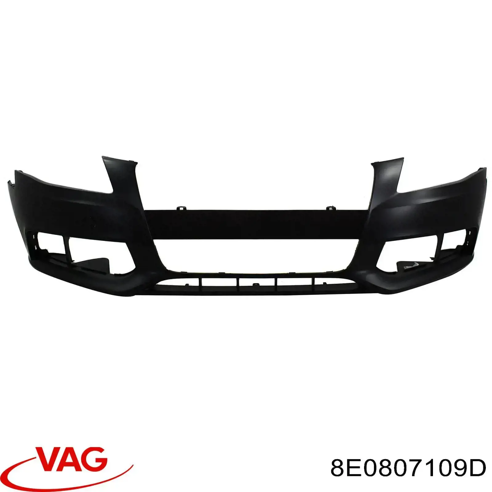 8E0807109D VAG Бампер передній в зборі