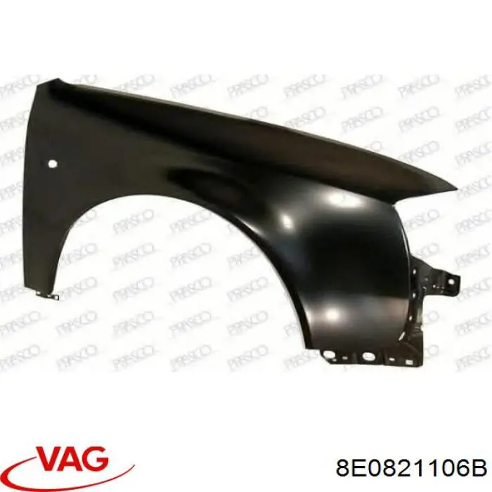 Крило переднє праве Signeda PAD10013AR ціна, від 48.76 USD
