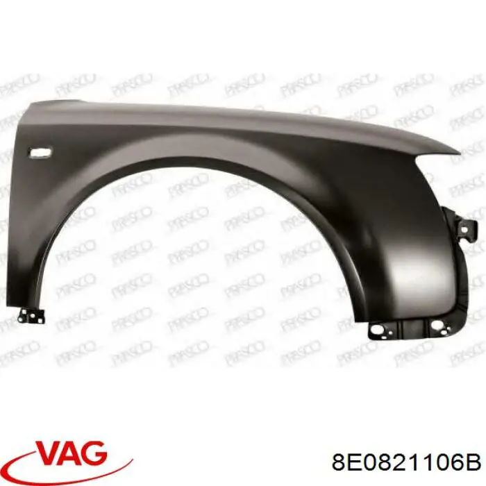 Переднє праве крило Audi A4 B6