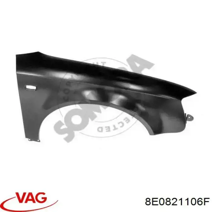 Переднє праве крило Audi A4 B7