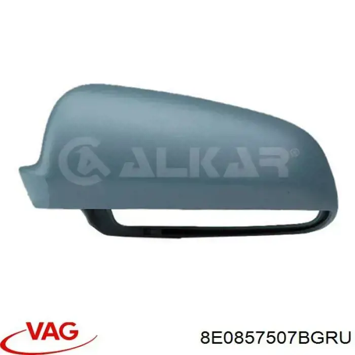 Купити 8E0857507BY7W VAG Накладка/кришка дзеркала заднього виду, ліва