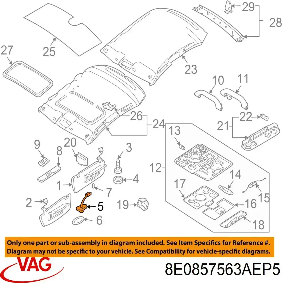  VAG 8E0857563AEP5