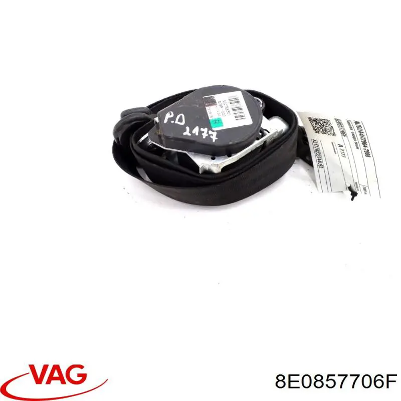 Пасок безпеки передній правий VAG 8E0857706F ціна, від 12.04 USD