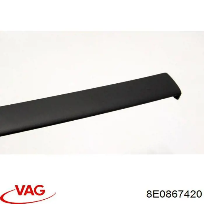 8E0867420 VAG Накладка задніх правих дверей