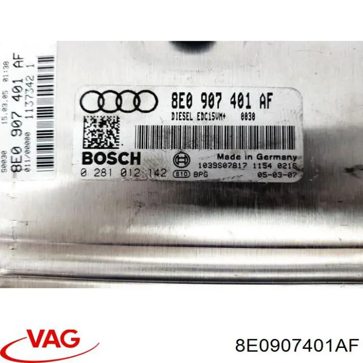 8E0907401AF VAG Блок електронного управління