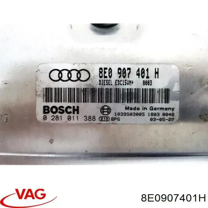 ЕБУ VAG 8E0907401H ціна, від 63.35 USD