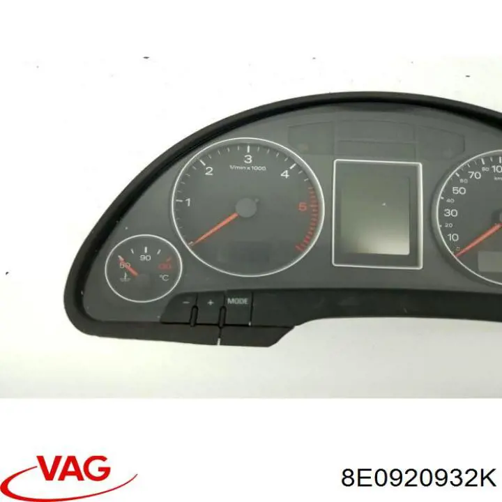 8E0920932K VAG Щиток приладів додатковий