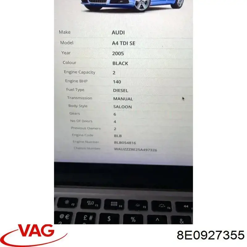  8E0927355 VAG