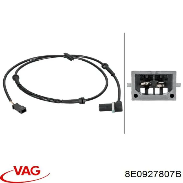 Купити 8E0927807B VAG Датчик АБС (ABS) задній