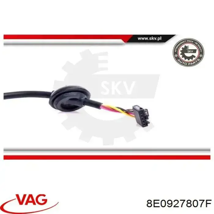 Датчик АБС (ABS) задній, лівий VAG 8E0927807F