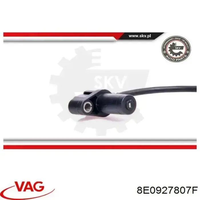 Купити 8E0927807F VAG Датчик АБС (ABS) задній, лівий