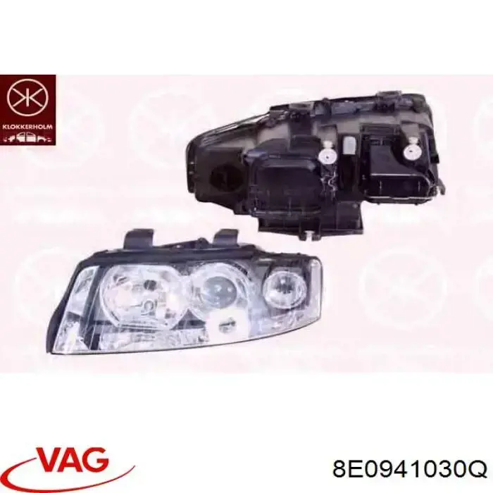 Основна фара - вставка VAG 8E0941030Q ціна, від 142.28 USD