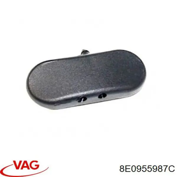 Форсунка омивача скла лобового, ліва 8E0955987C VAG