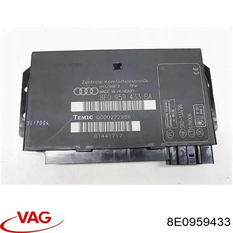  VAG 8E0959433 ціна, від 87.47 USD