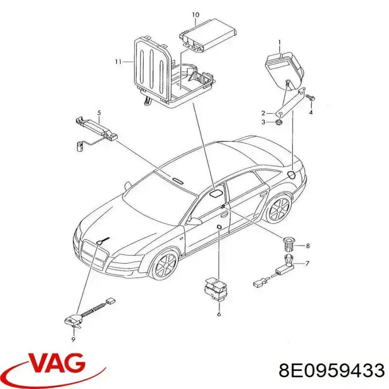  8E0959433 VAG