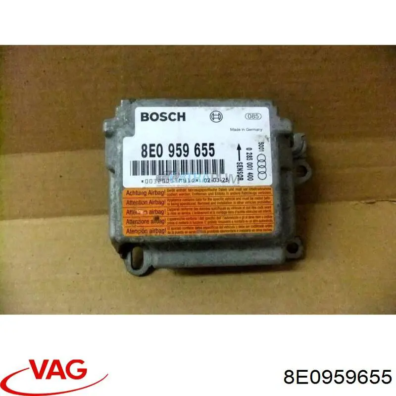 Модуль-процесор керування подушки безпеки VAG 8E0959655 ціна, від 10.44 USD