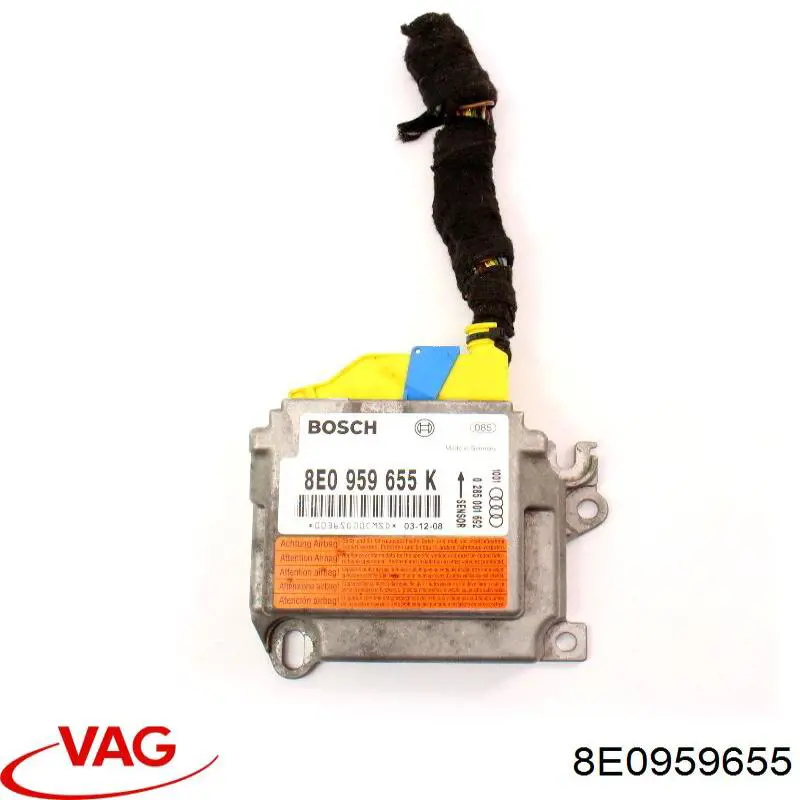 Модуль-процесор керування подушки безпеки VAG 8E0959655 ціна, від 10.44 USD