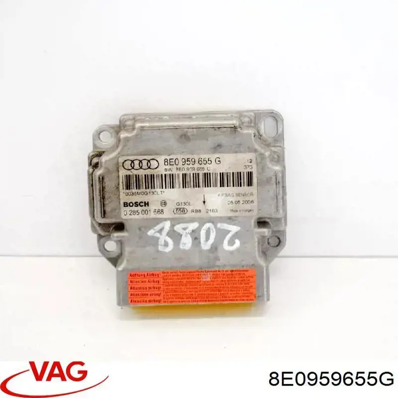 Модуль-процесор керування подушки безпеки 8E0959655G VAG