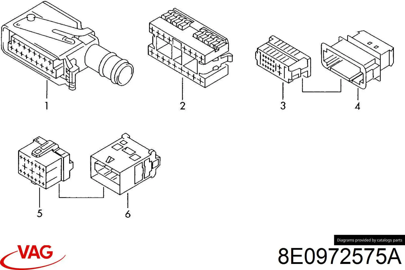 VAG 8E0972575A ціна, від 4.56 USD