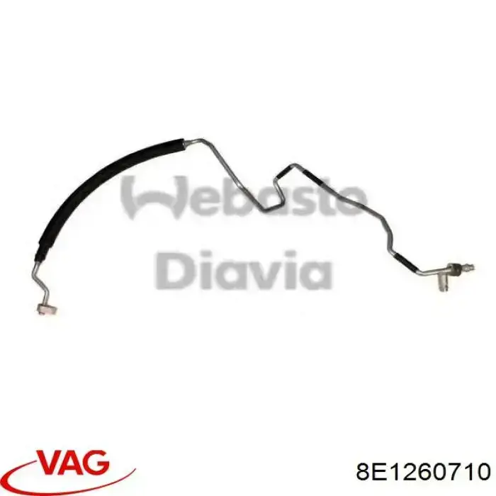 8E1260710 VAG Шланг кондиціонера, від радіатора до випарника