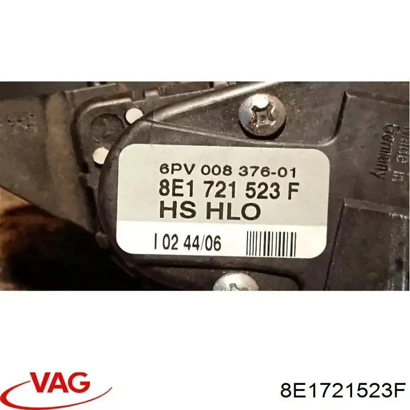 Підаль газу VAG 8E1721523F ціна, від 230.74 USD