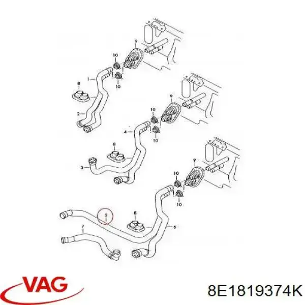 8E1819374H VAG 