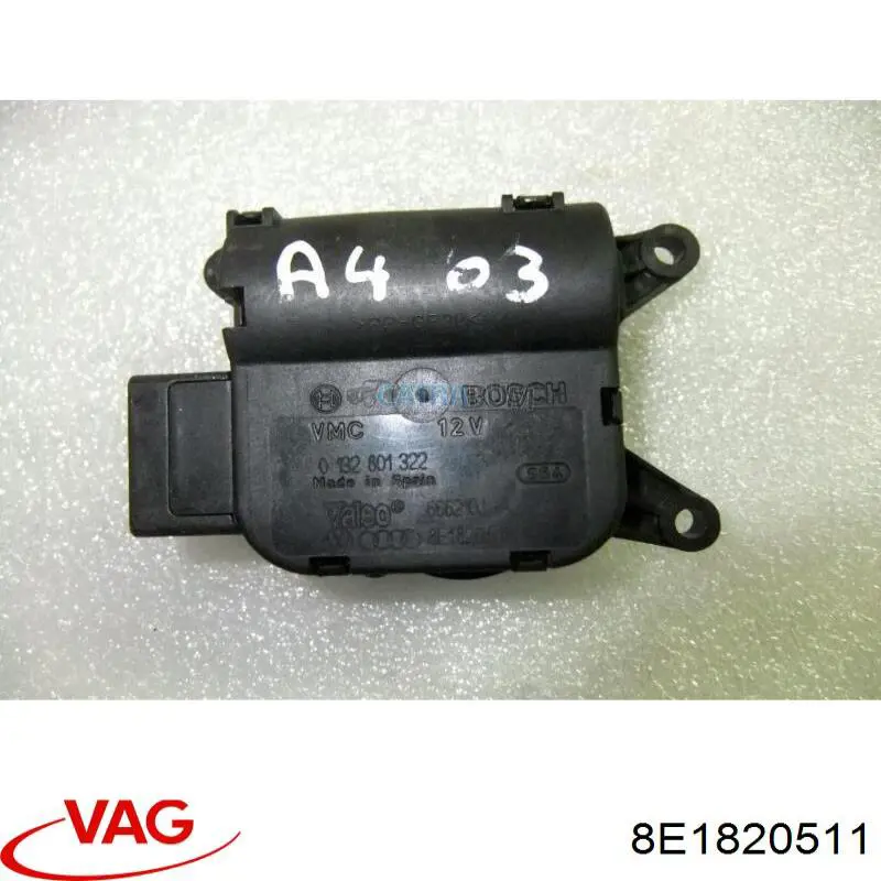 Двигун заслінки печі VAG 8E1820511 ціна, від 25.34 USD