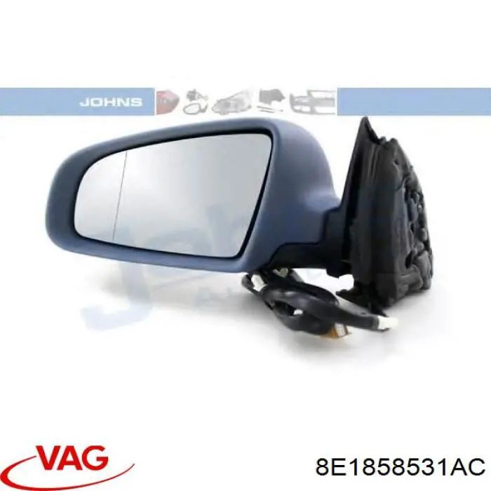 Купити 8E1858531AC VAG Кронштейн кріплення дзеркала заднього виду, лівий