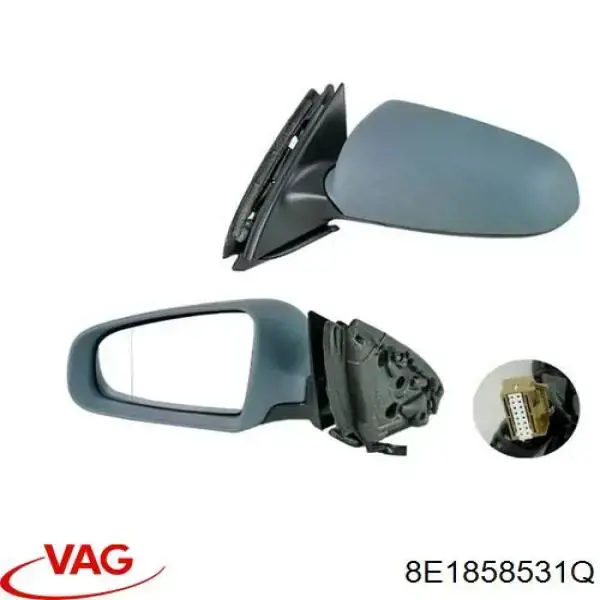 Купити 8E1858531Q VAG Бічне дзеркало заднього виду ліве