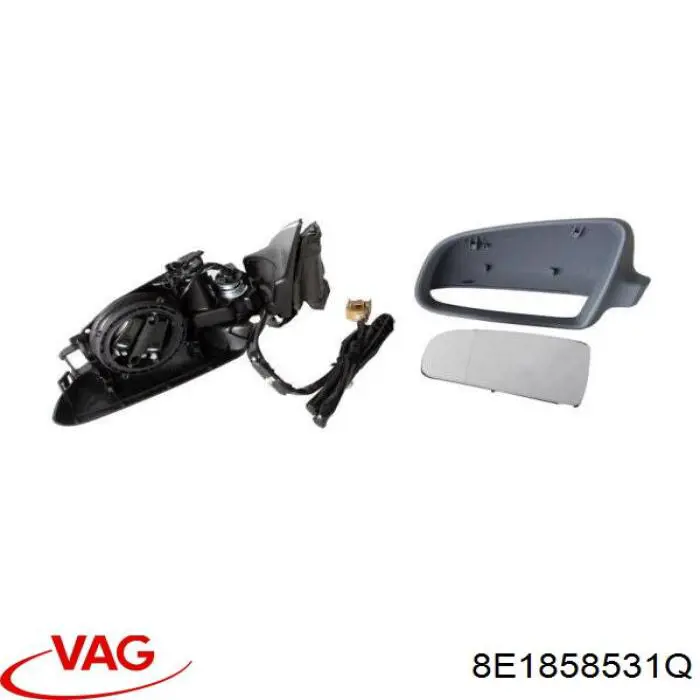 Ліве бічне дзеркало VAG 8E1858531Q ціна, від 60.80 USD