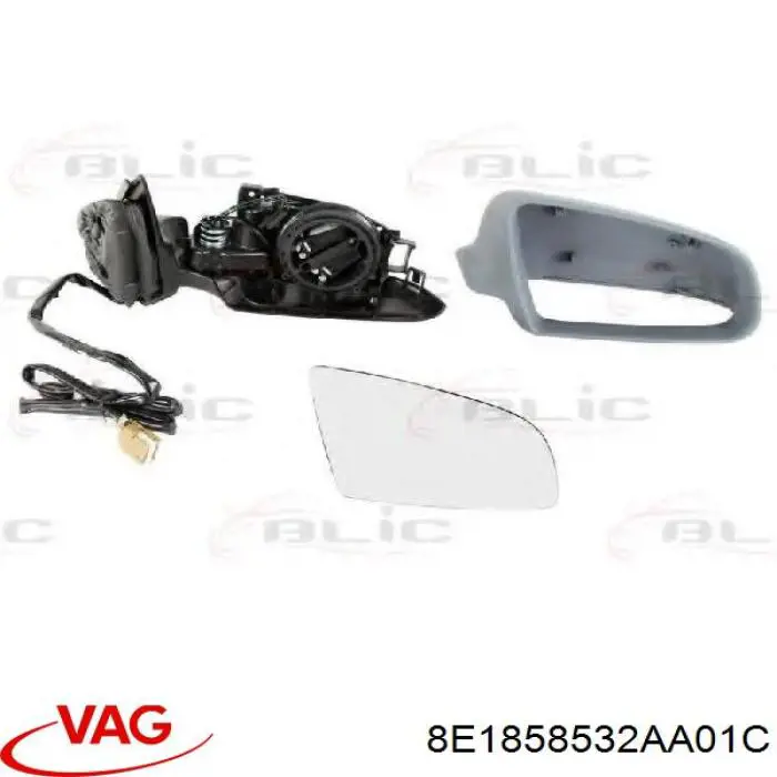 Корпус дзеркала заднього виду, правий 50010FA0 VAG
