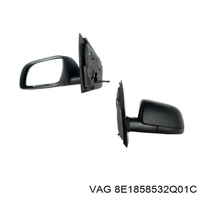 Купити 8E1858532Q01C VAG Корпус дзеркала заднього виду, правий