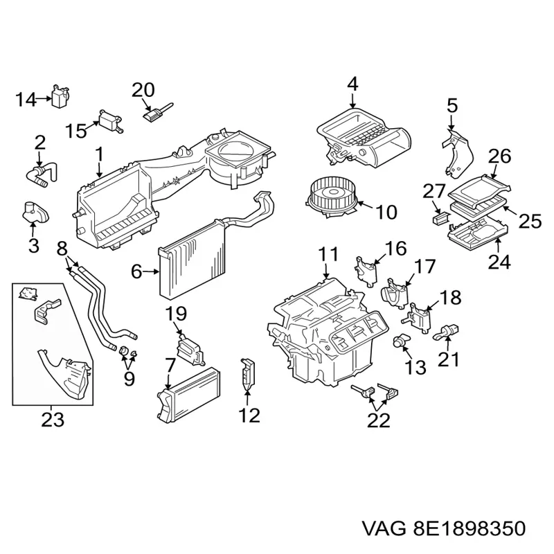  VAG 8E1898350 ціна, від 72.19 USD
