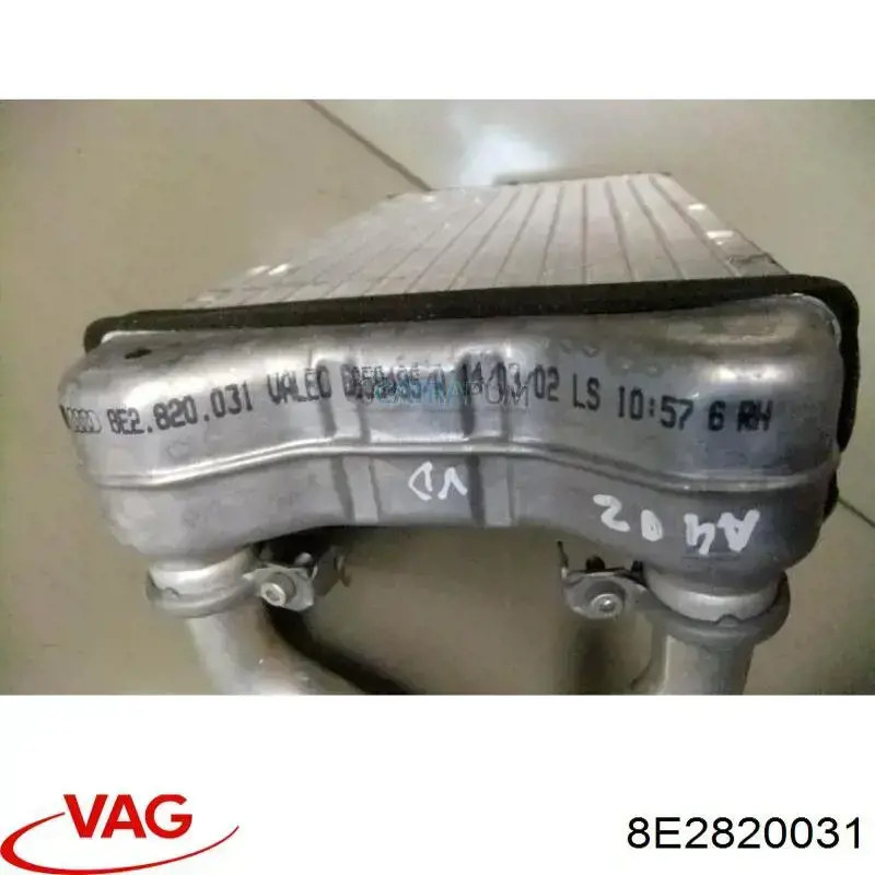 8E2820031 VAG радіатор пічки (обігрівача)